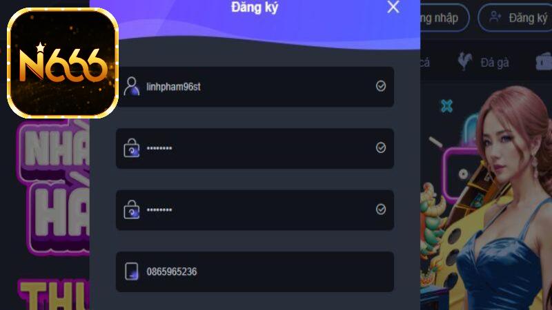 Đăng Ký N666: 4 Bước Cơ Bản Sở Hữu Ngay Tài Khoản Trong Tay 3 4 bước tạo tài khoản