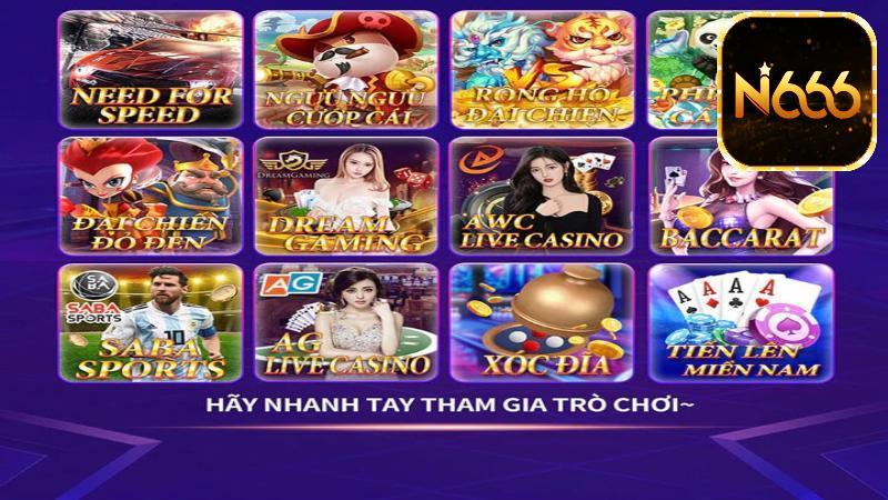Tải App N666 - Hướng Dẫn Cách Thực Hiện Chi Tiết Nhất 3 N666 sở hữu không gian game đồ sộ
